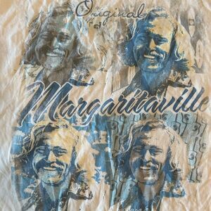 White Jimmy Buffet Tee